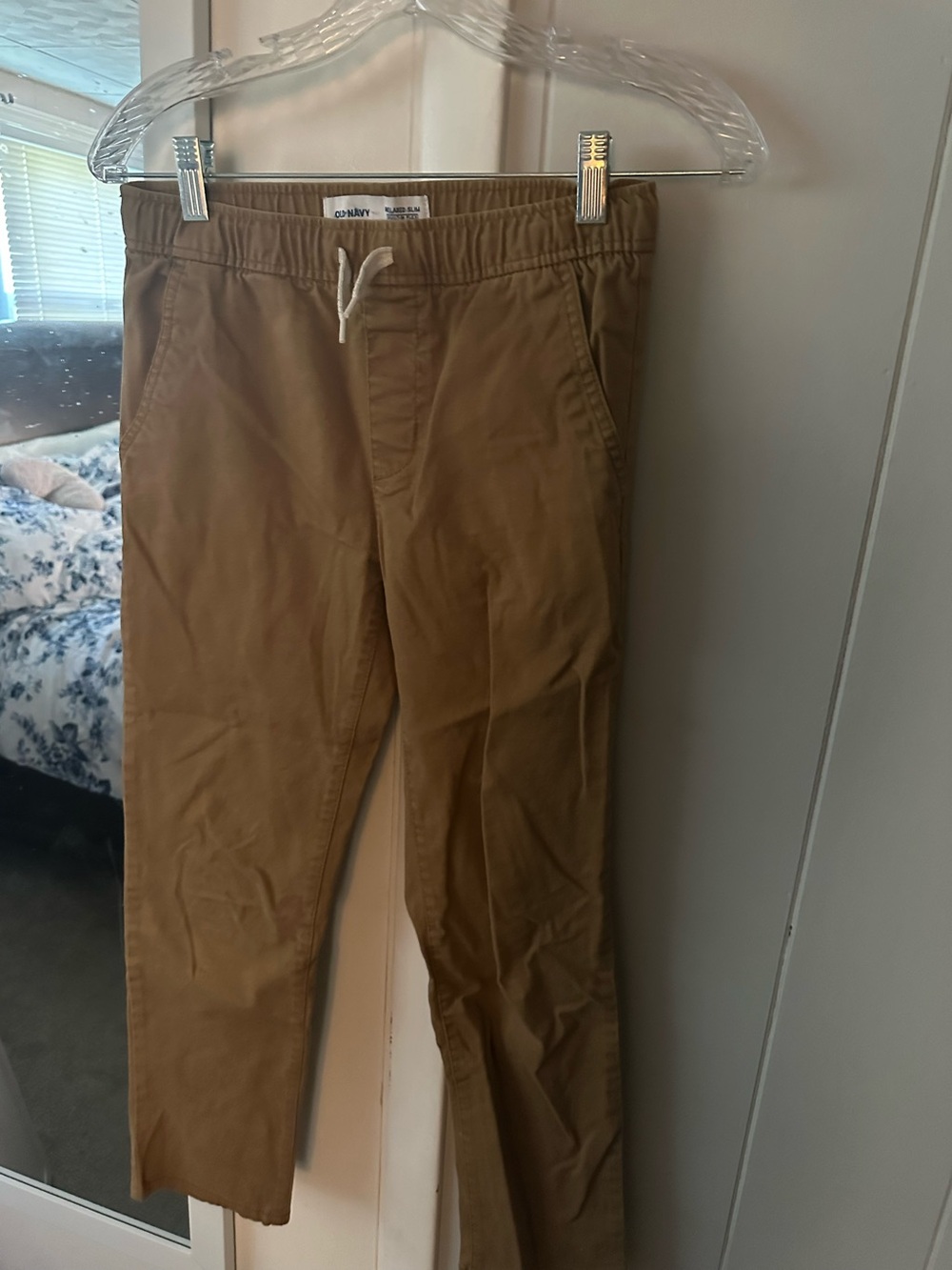 Old Navy Boy’s Tan Drawstring Chino Pants